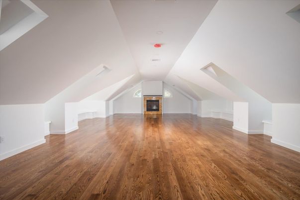 Empty room, Fireplace, Interior, Wood Texture Flooring