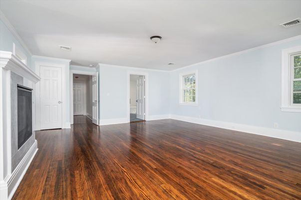 Empty room, Interior, Wood Texture Flooring