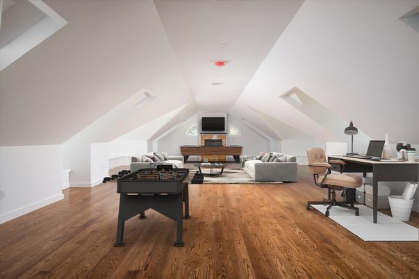 Home Office, Interior, Wood Texture Flooring