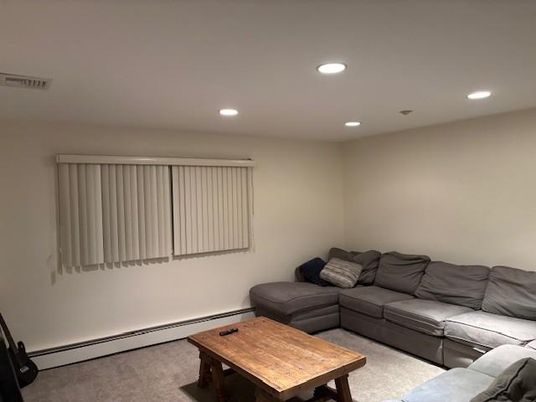 Interior, Living room, Recessed Lighting