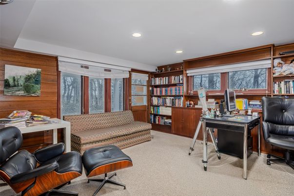 Home Office, Interior, Recessed Lighting