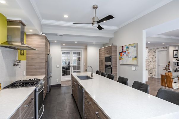 Interior, Kitchen, Recessed Lighting, Stainless Steel Appliances