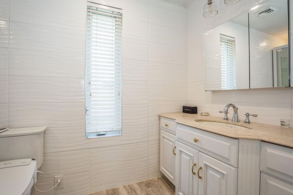 Bathroom, Interior, Wood Texture Flooring