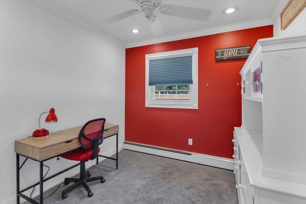 Home Office, Interior, Recessed Lighting