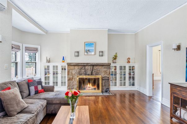 Fireplace, Interior, Living room, Wood Texture Flooring