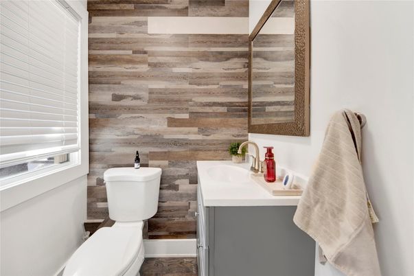 Bathroom, Interior, Wooden Walls