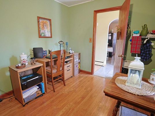 Home Office, Interior, Wood Texture Flooring
