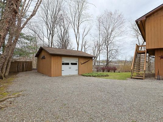 Backyard, Detached Garage, Exterior