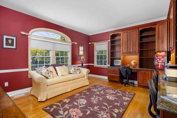 Home Office, Interior, Wood Texture Flooring