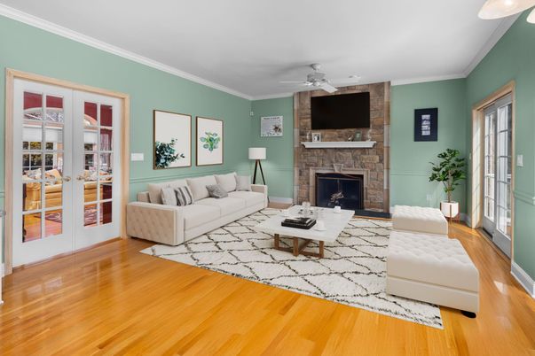 Fireplace, Interior, Living room, Wood Texture Flooring