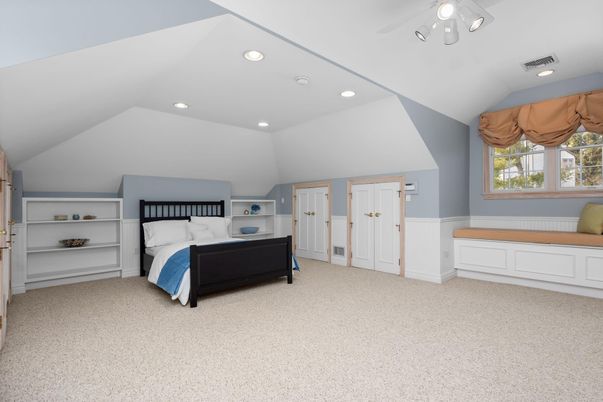 Bedroom, Interior, Recessed Lighting