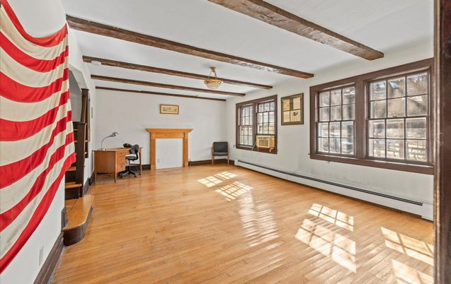 Empty room, Interior, Wooden Beams, Wood Texture Flooring