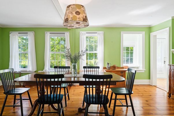 Dining room, Interior, Wood Texture Flooring