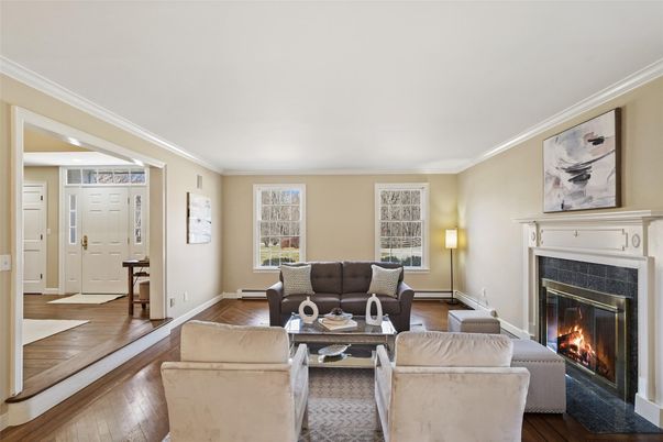 Fireplace, Interior, Living room, Wood Texture Flooring