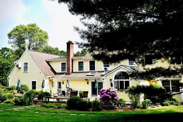 Backyard, Exterior, Facade, Queen Anne Victorian