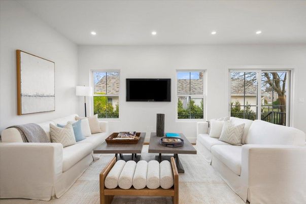 Interior, Living room, Recessed Lighting