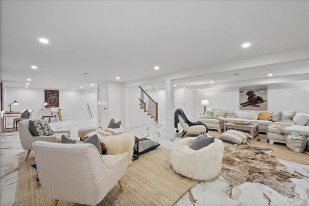 Interior, Living room, Recessed Lighting