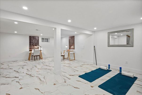 Interior, Marble, Recessed Lighting
