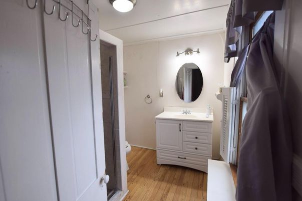 Bathroom, Interior, Wood Texture Flooring