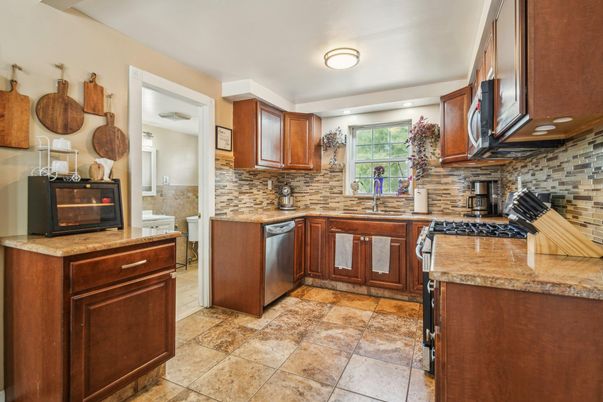 Interior, Kitchen, Recessed Lighting, Stainless Steel Appliances