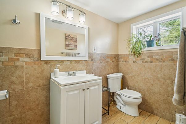 Bathroom, Interior, Wood Texture Flooring