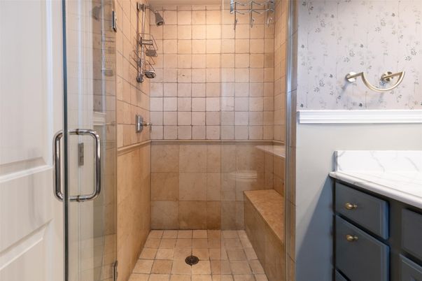 Bathroom, Glass Shower, Interior