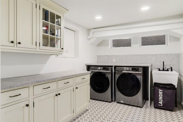 Interior, Recessed Lighting, Washer