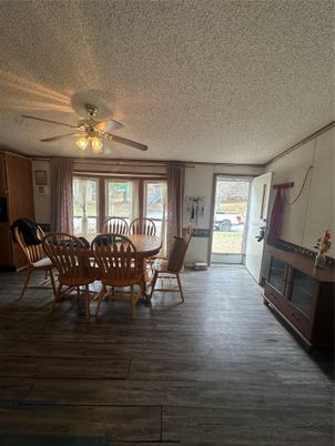 Dining room, Interior, Wood Texture Flooring