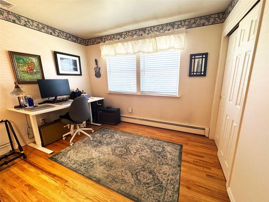 Home Office, Interior, Wood Texture Flooring