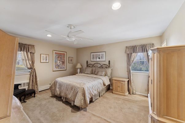Bedroom, Interior, Recessed Lighting