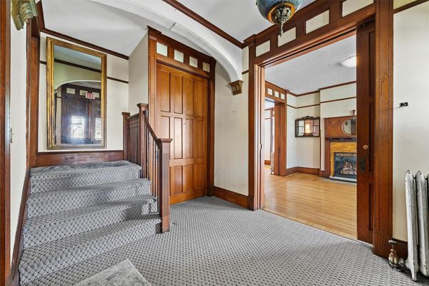 Fireplace, Interior, Wood Texture Flooring