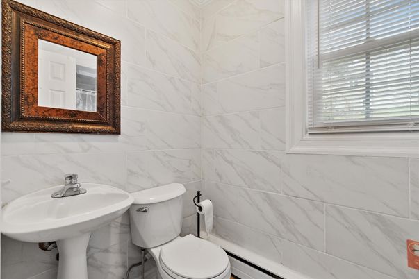 Bathroom, Interior, Marble Walls