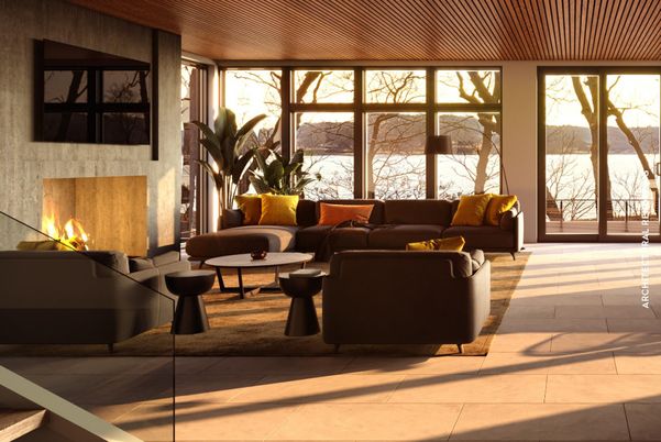 Fireplace, Interior, Living room