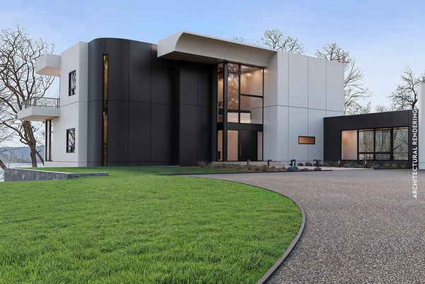 Backyard, Exterior, Facade, Modern
