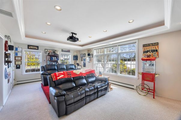 Home Theatre Room, Interior, Projection Screen, Recessed Lighting, Theatre Room