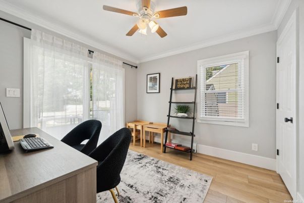Home Office, Interior, Wood Texture Flooring