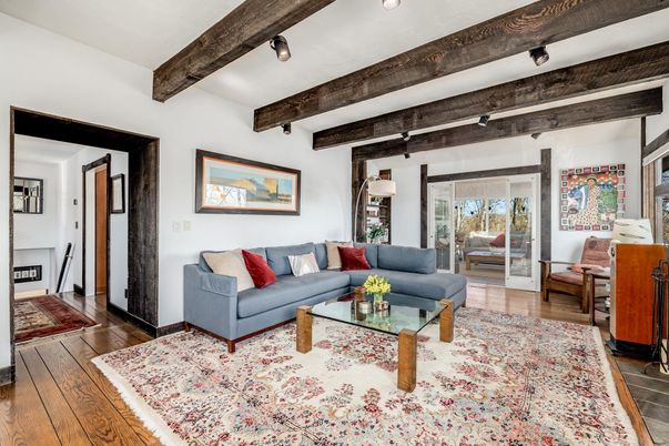 Interior, Living room, Wooden Beams, Wood Texture Flooring