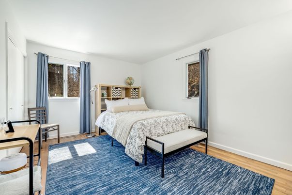 Bedroom, Home Office, Interior, Wood Texture Flooring