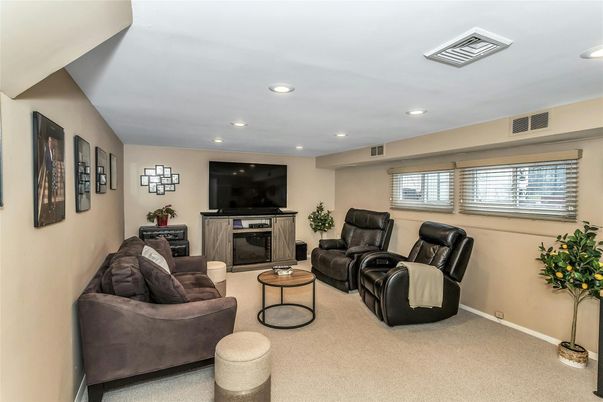 Interior, Living room, Recessed Lighting