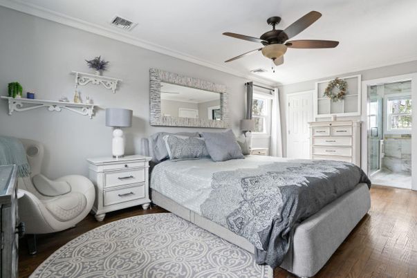 Bedroom, Interior, Wood Texture Flooring