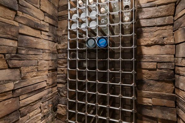 Interior, Stone Walls, Wine Storage