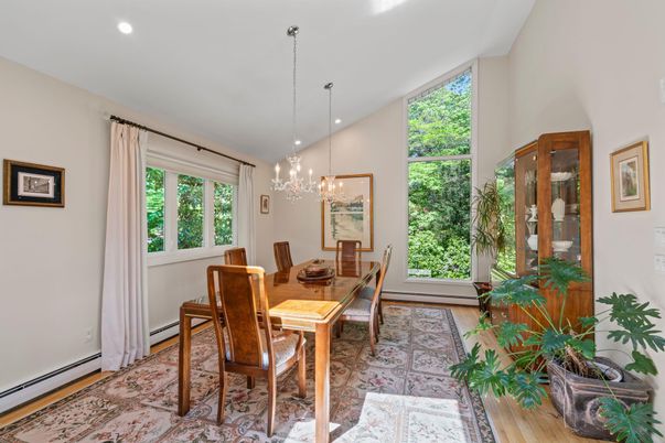 Dining room, Interior, Pendant Lights, Recessed Lighting