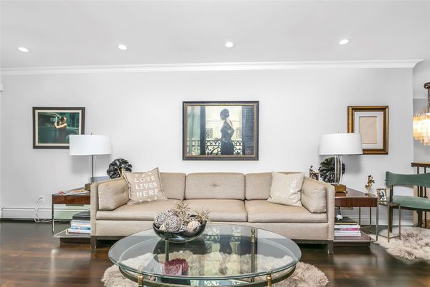 Chandelier, Interior, Living room, Recessed Lighting, Wood Texture Flooring
