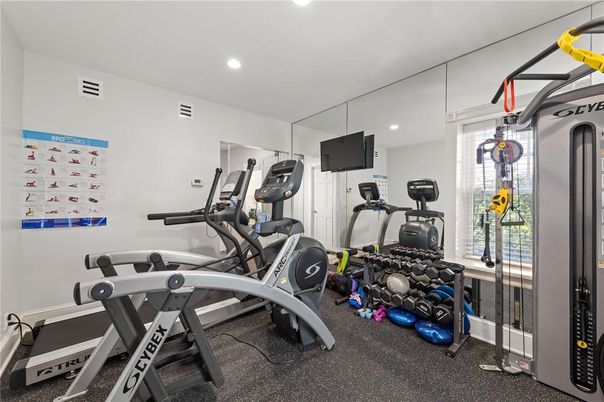 Fitness Equipment, Interior, Recessed Lighting