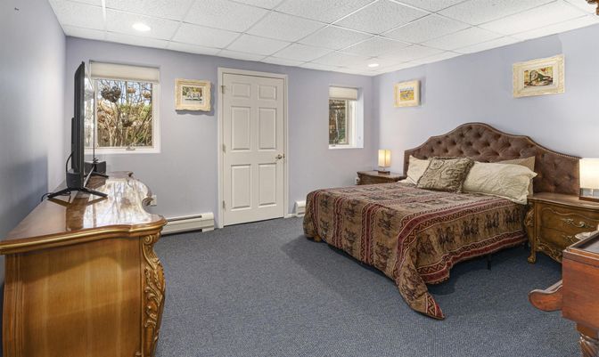 Bedroom, Interior, Recessed Lighting
