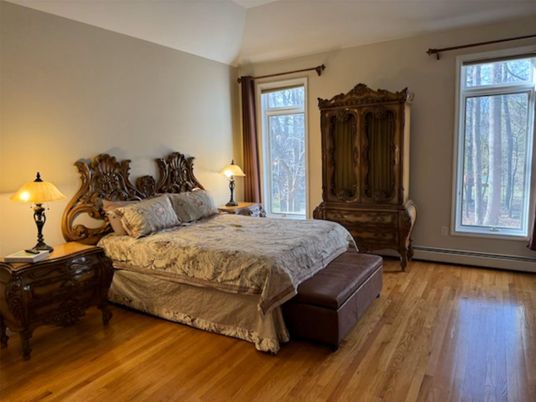 Bedroom, Interior, Wood Texture Flooring