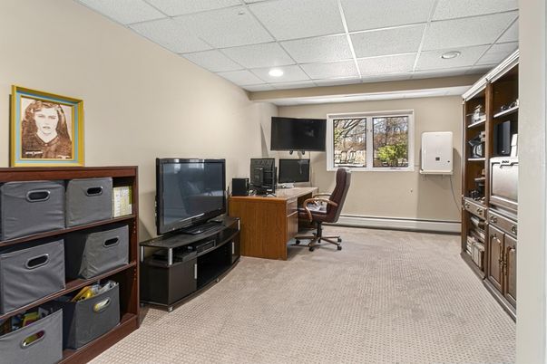 Home Office, Interior, Recessed Lighting