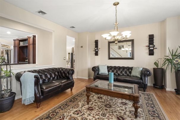 Chandelier, Interior, Living room, Wood Texture Flooring