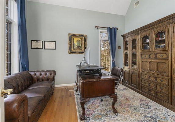 Home Office, Interior, Wood Texture Flooring