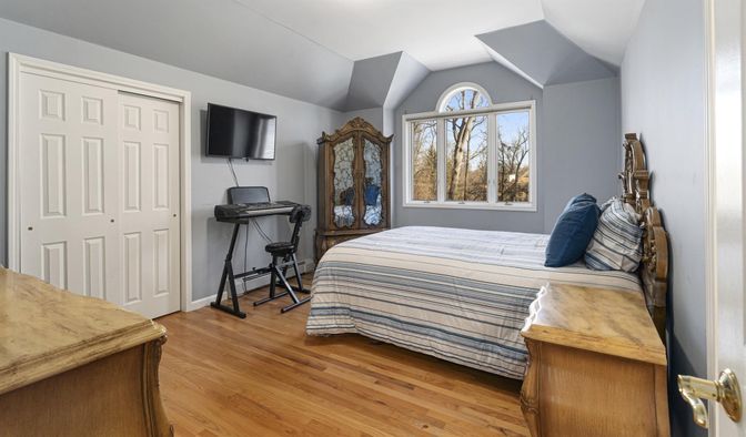 Bedroom, Interior, Wood Texture Flooring